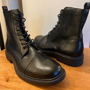 Nick Graham “Brave” Black Lace-Up Combat Boots | Men’s 10.5M | Never Worn